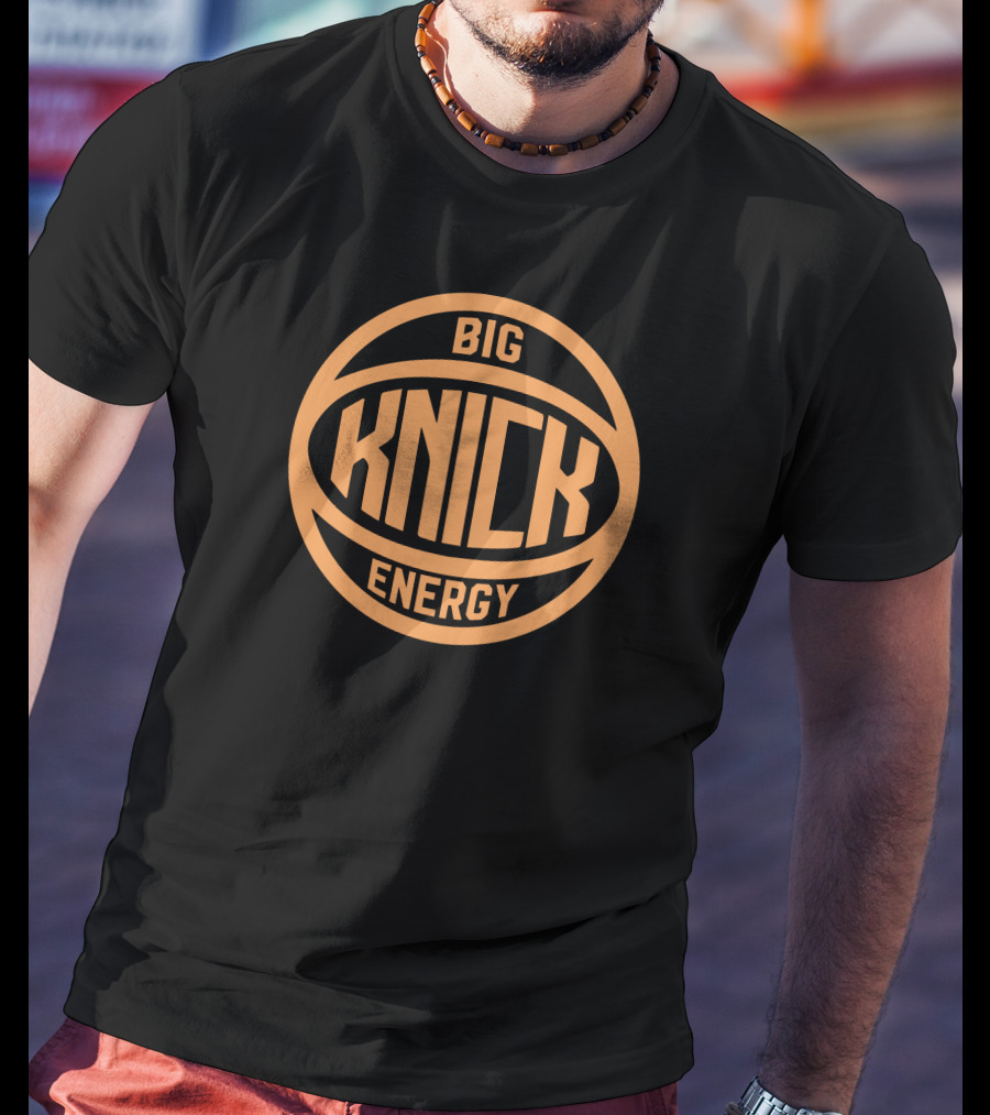 Alan Hahn Big Knick Energy Basketball T-Shirt