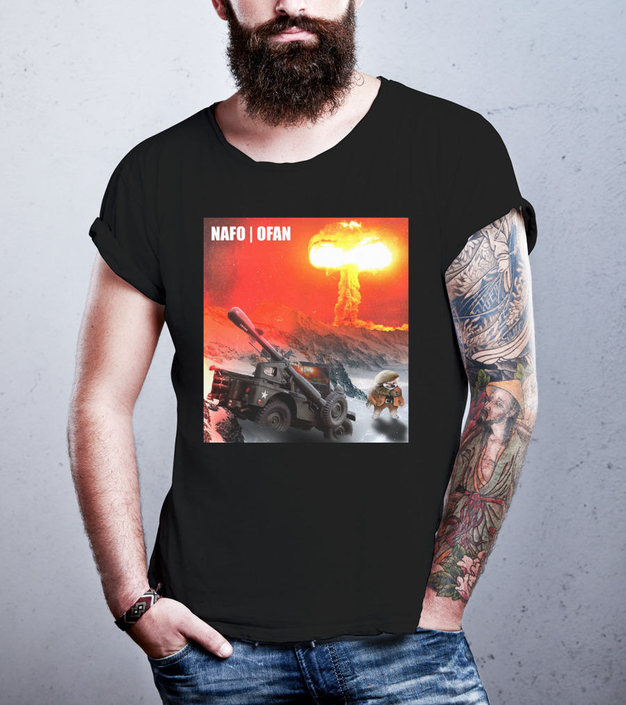 NAFO OFAN Crockett Rocket Explosion Scene T-Shirt