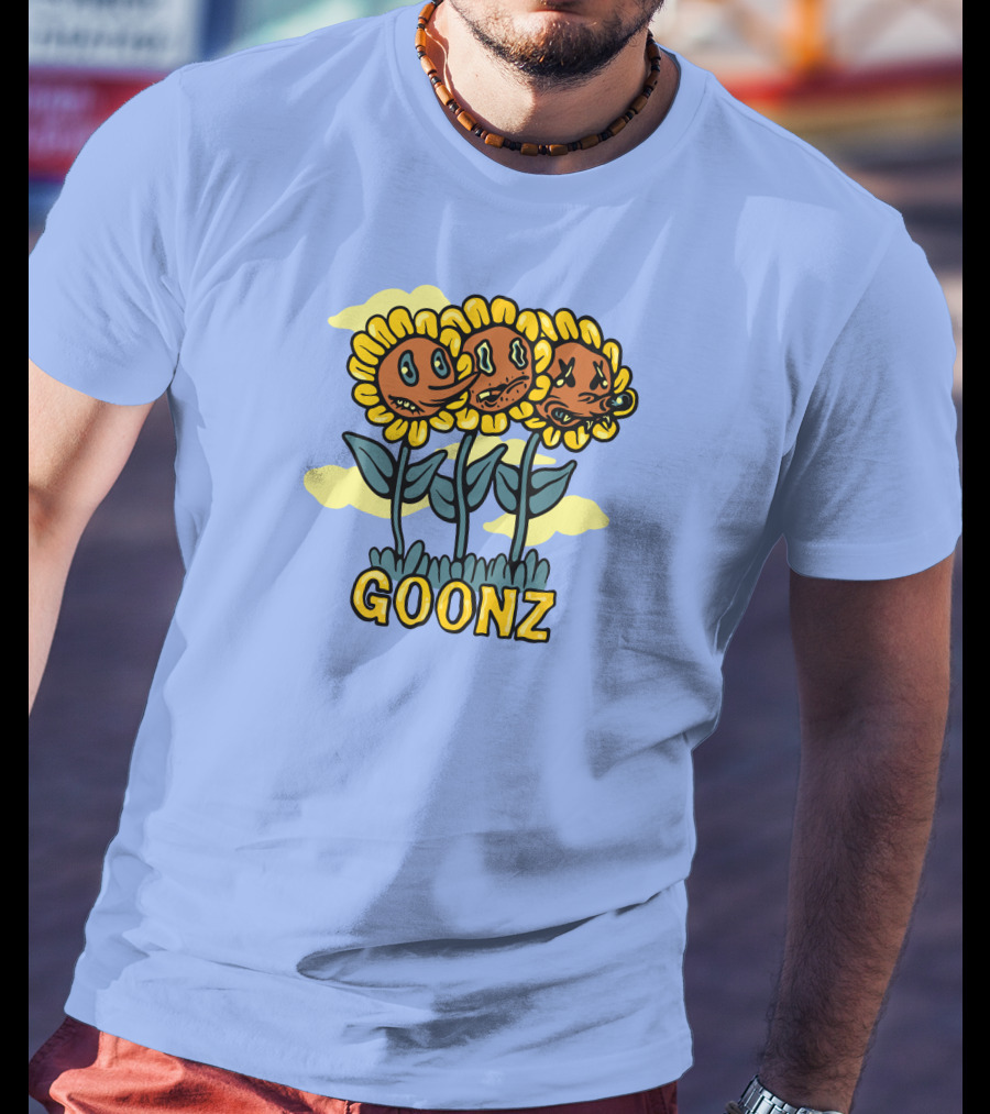 Cryptoon Goonz Flower Goonz Sunflower Faces T-Shirt