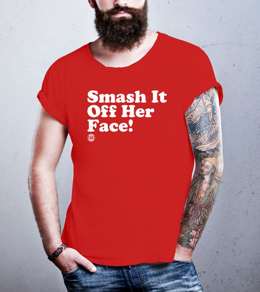 Triple B Smash It Off Her Face Red T-Shirt