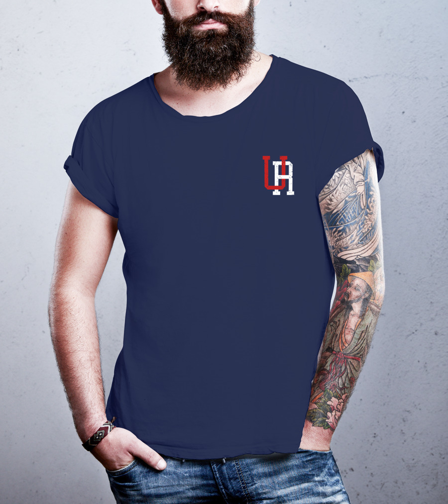 Ur Unnecessary Roughness UH Red And White Text T-Shirt