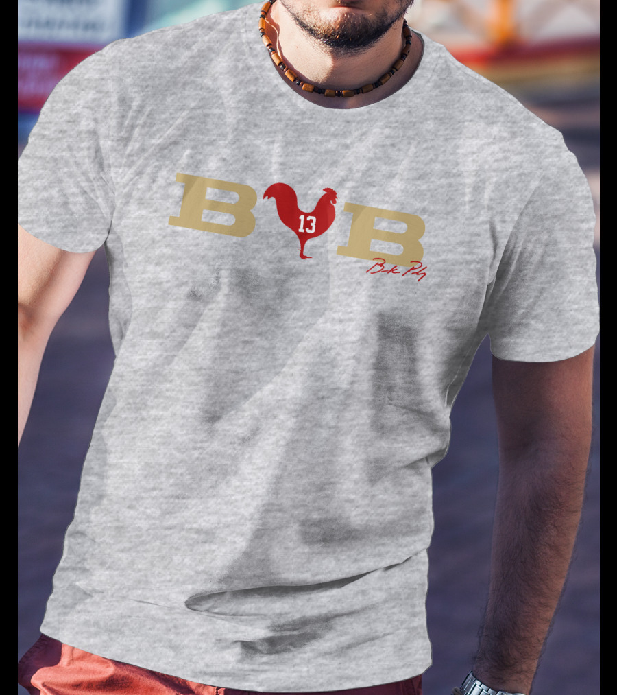 Bcb 13 Brock Purdy Rooster T-Shirt