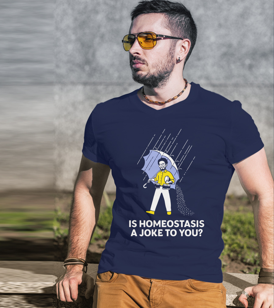 Dr. Glaucomflecken Is Homeostasis A Joke To You Umbrella Comic Rain T-Shirt
