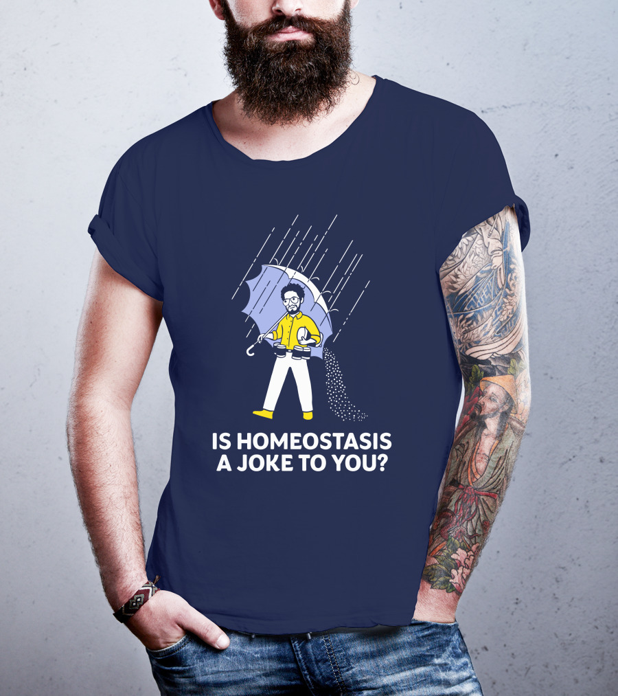 Dr. Glaucomflecken Is Homeostasis A Joke To You Umbrella Comic Rain T-Shirt