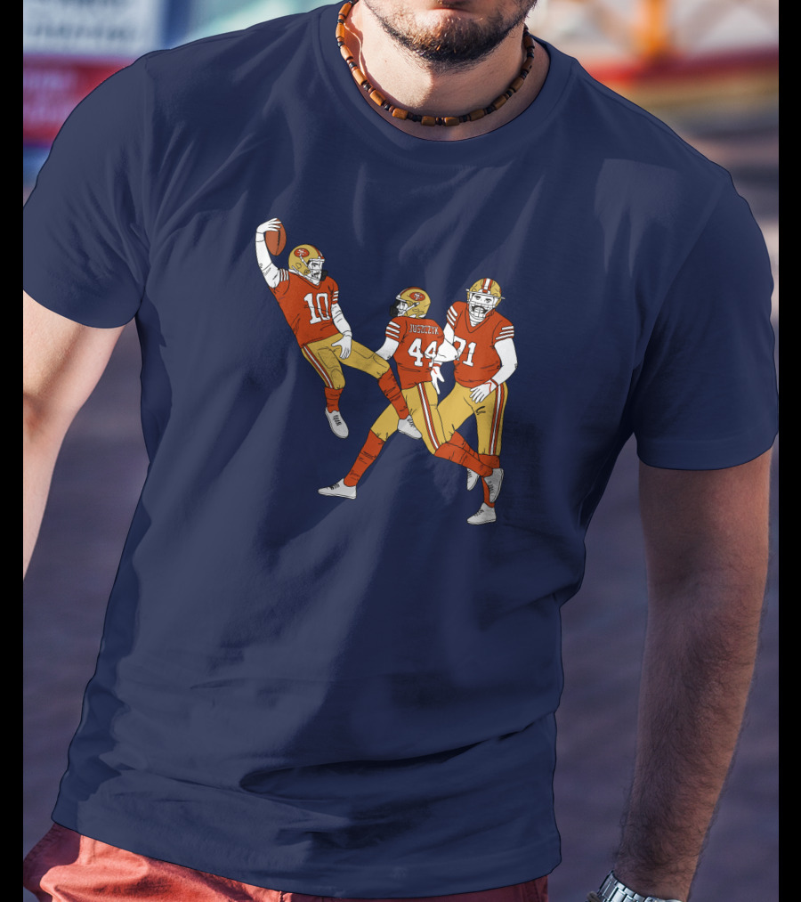 San Francisco Football Trio Marshawn Jimmy 49ers Team T-Shirt
