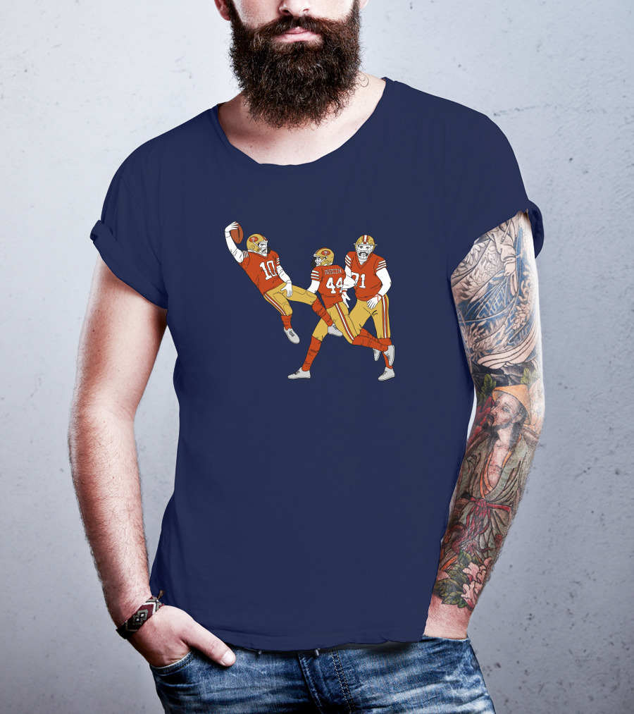 San Francisco Football Trio Marshawn Jimmy 49ers Team T-Shirt