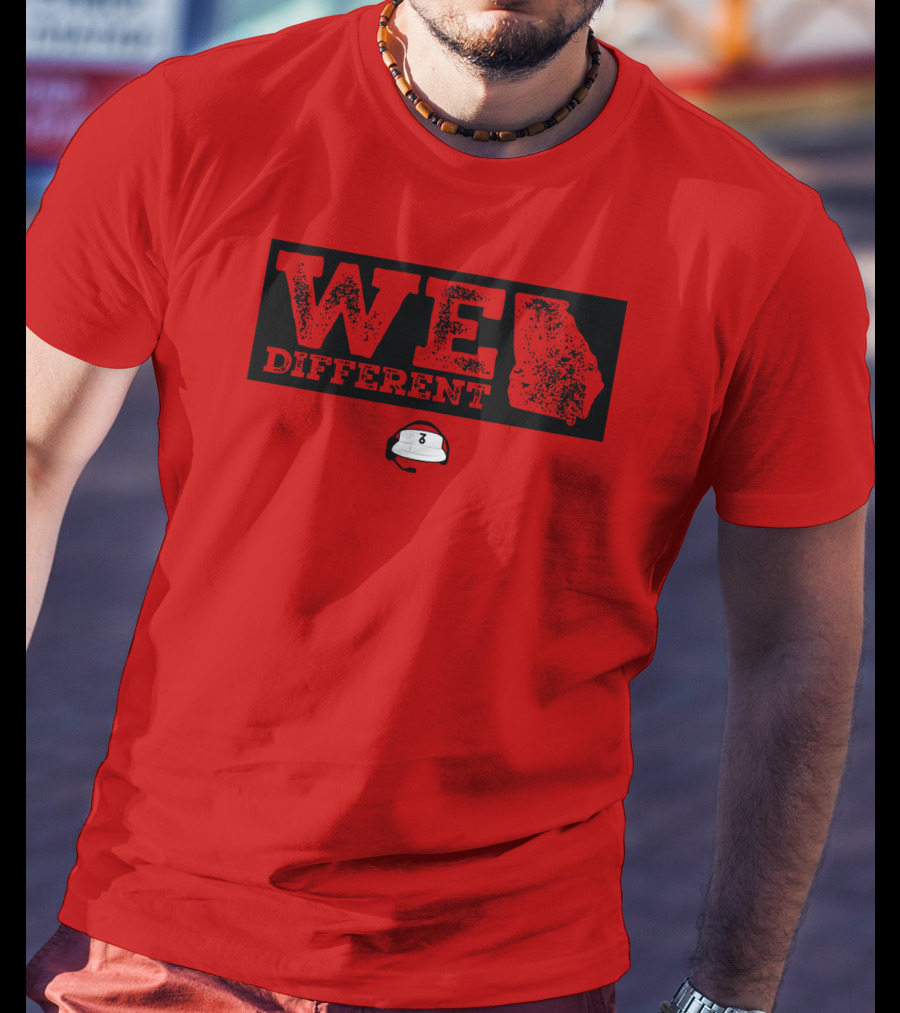 We Different Georgia Seven Six Apparel Merch T-Shirt