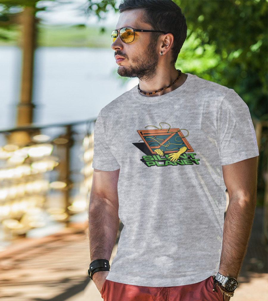 SILENT PLANET Visible Unseen Hands Through Frame T-Shirt