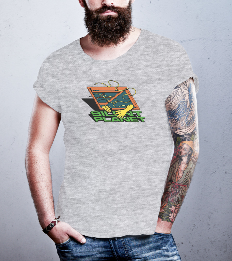 SILENT PLANET Visible Unseen Hands Through Frame T-Shirt
