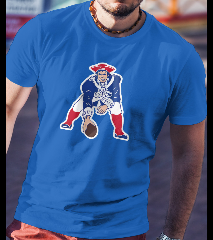 New England Patriots Sideline Arch Jersey Football Retro T-Shirt