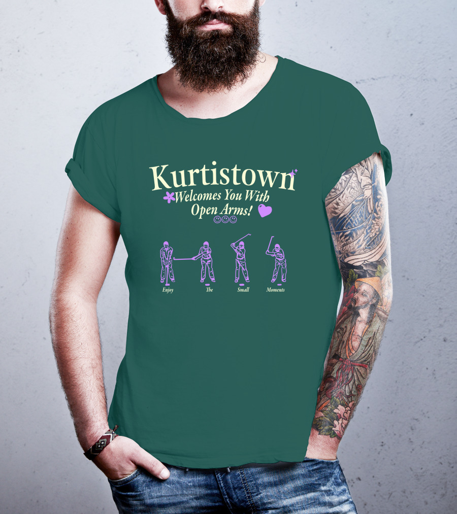 Kurtistown Welcomes You With Open Arms Enjoy The Small Moments T-Shirt