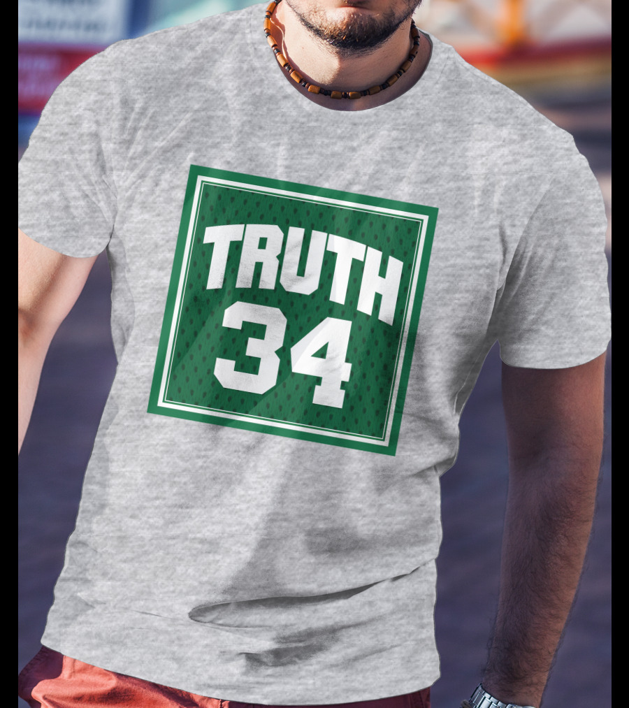 Boston Celtics Truth 34 Green Jersey T-Shirt