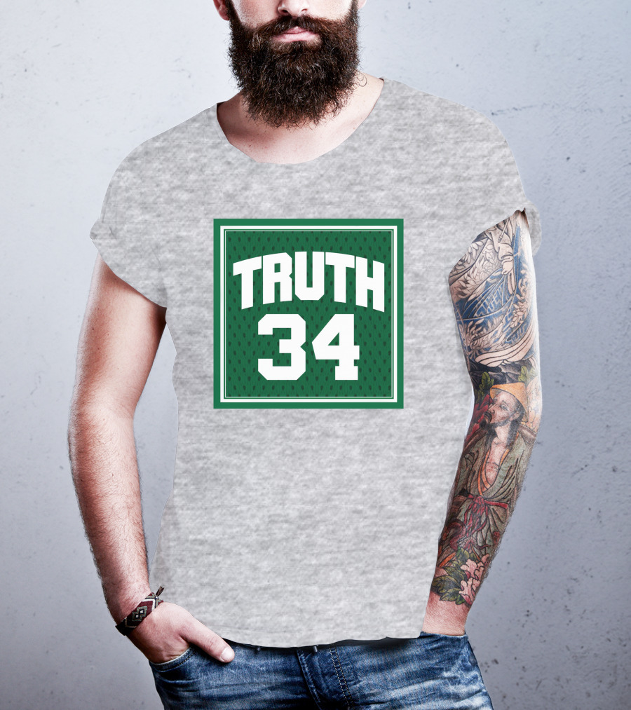 Boston Celtics Truth 34 Green Jersey T-Shirt