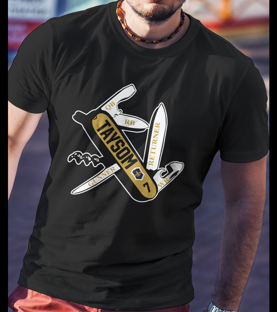 Jeantherapy Taysom 7 Multi-Position NFL Player QB RB WR Gunner Returner T-Shirt