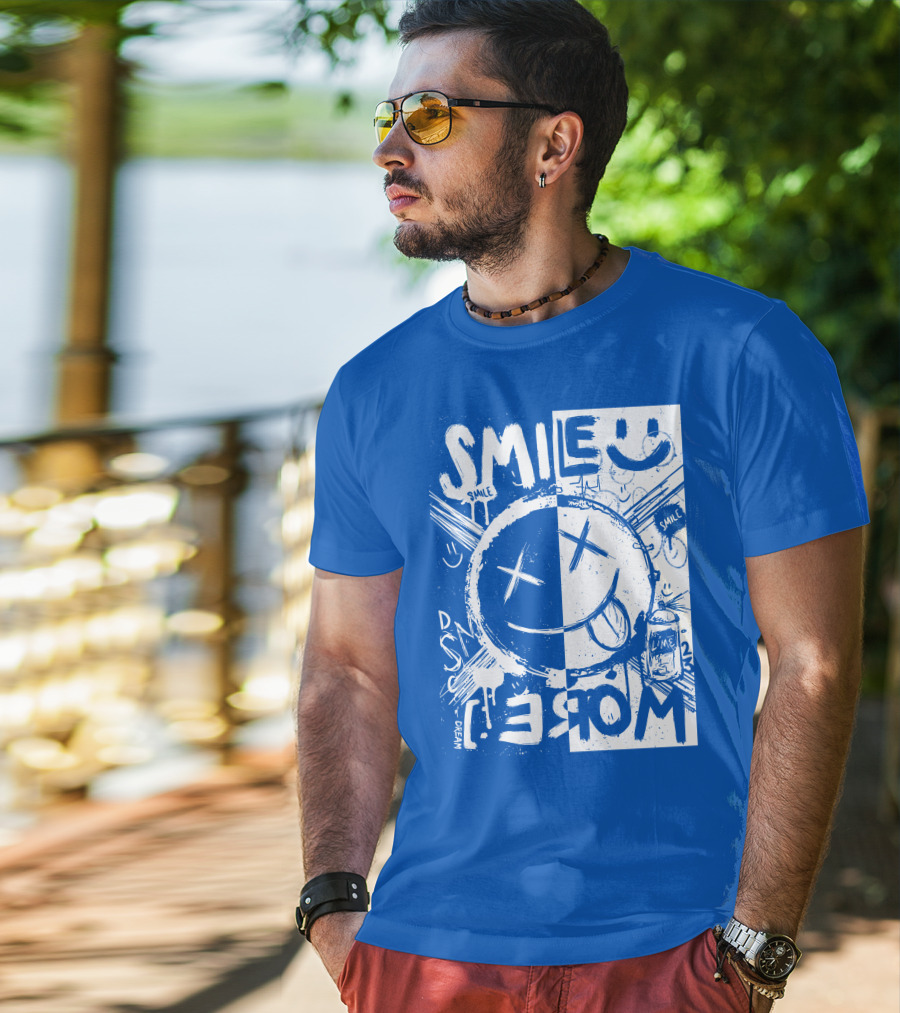 Dream Merch Smile More Smile Drink Lime T-Shirt