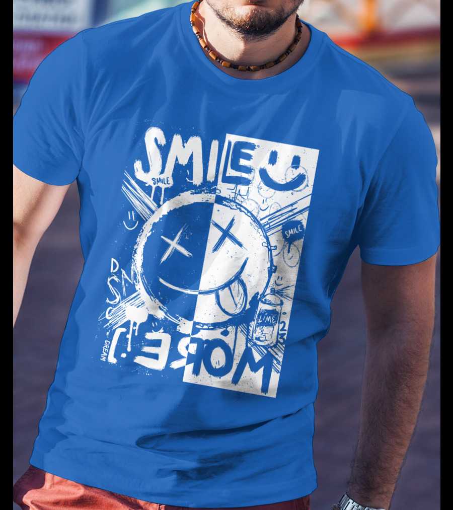 Dream Merch Smile More Smile Drink Lime T-Shirt