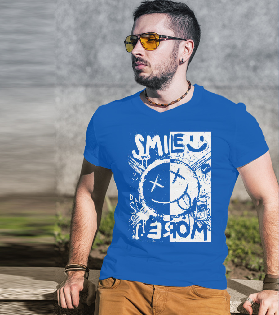 Dream Merch Smile More Smile Drink Lime T-Shirt