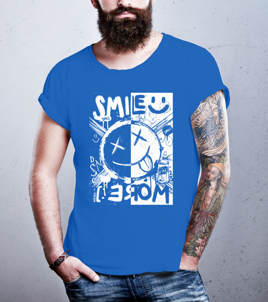 Dream Merch Smile More Smile Drink Lime T-Shirt