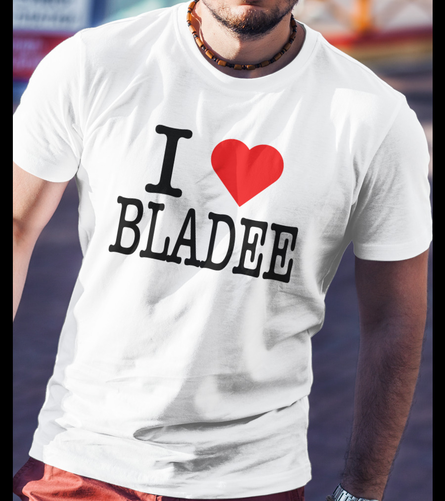 I Love Bladee Heart Symbol Fandom T-Shirt