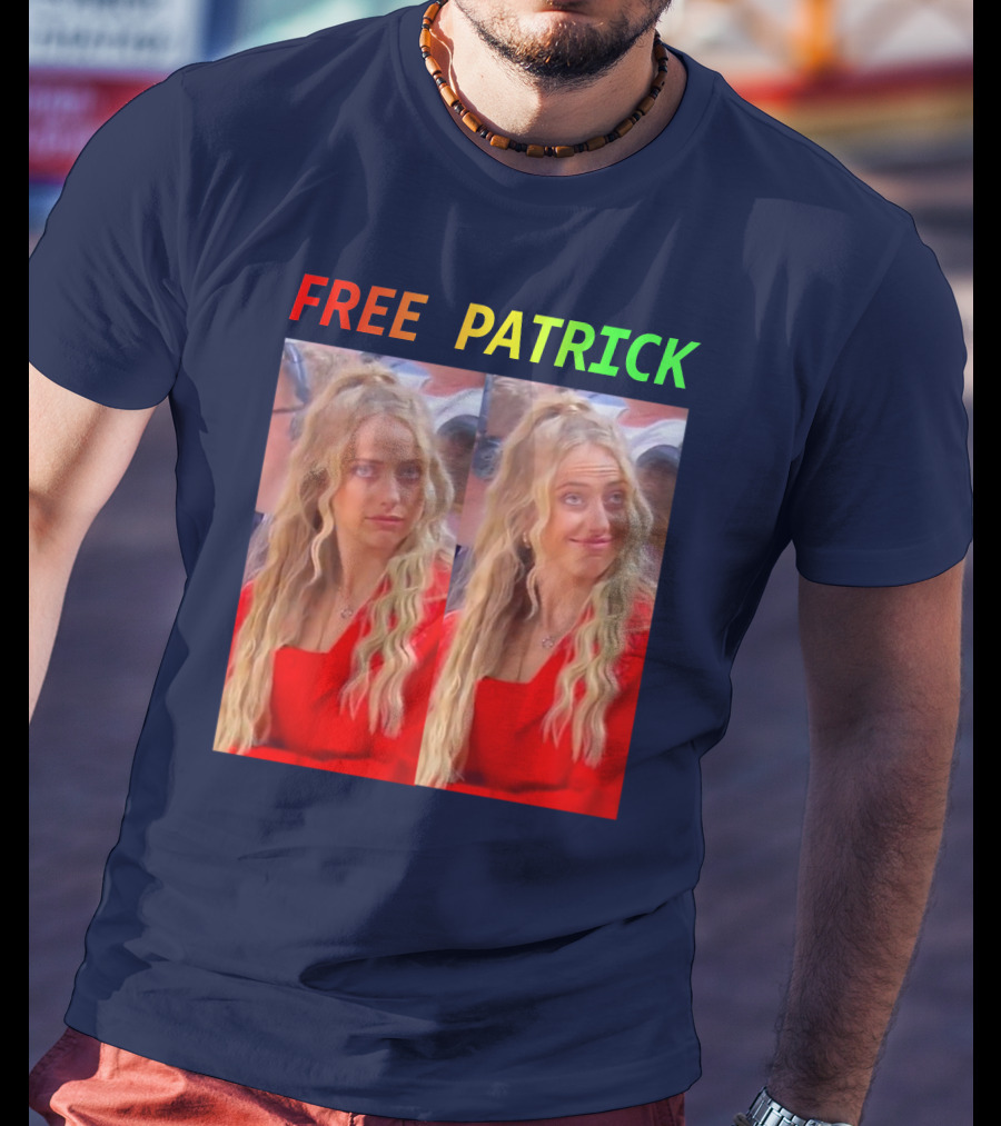 FREE PATRICK Double Image Red T-Shirt
