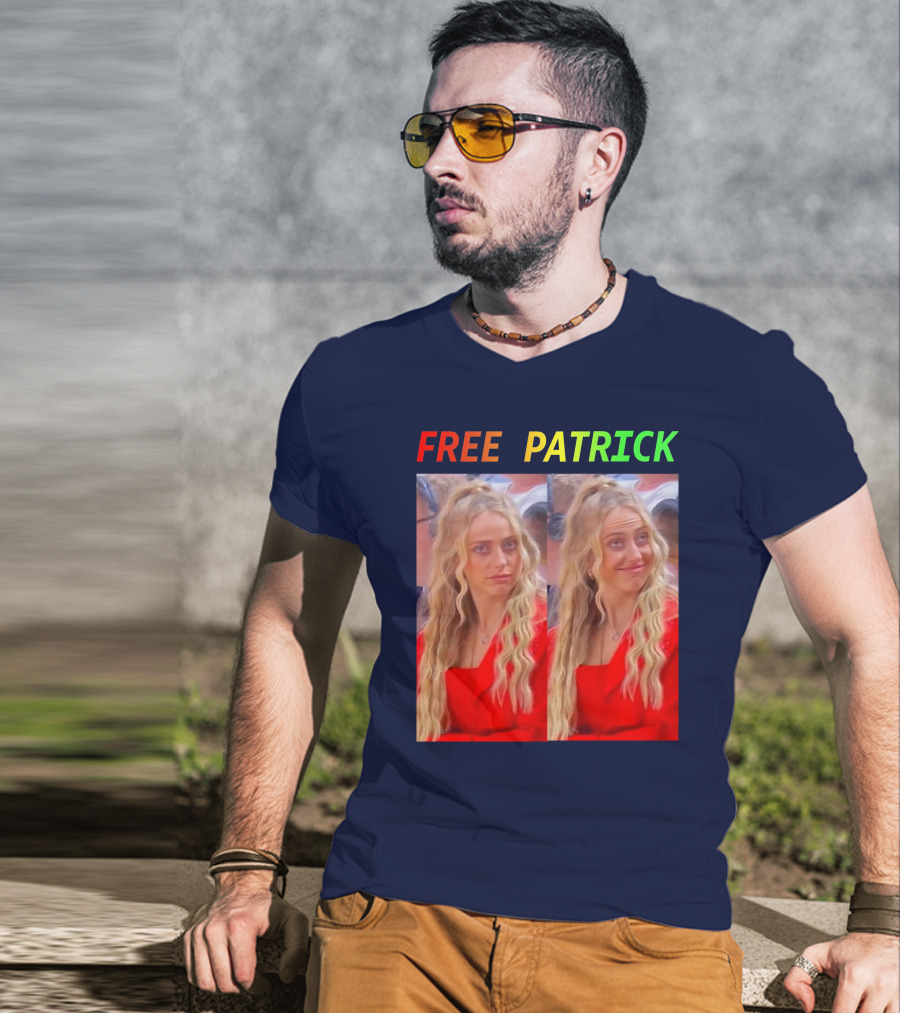 FREE PATRICK Double Image Red T-Shirt