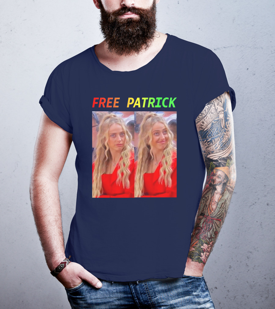 FREE PATRICK Double Image Red T-Shirt