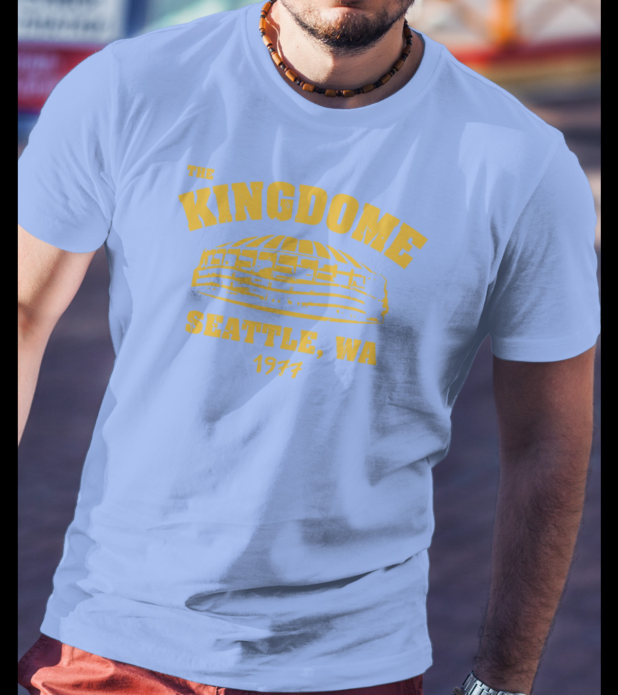 Simply Seattle Merch The Kingdome Seattle WA 1977 Retro Stadium T-Shirt