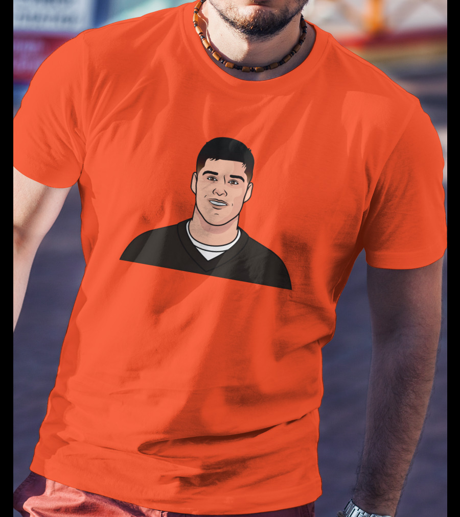 Mason Rudolph Illustrated Portrait On T-Shirt