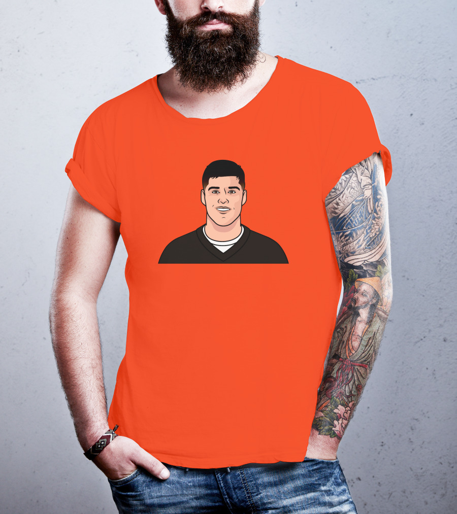 Mason Rudolph Illustrated Portrait On T-Shirt
