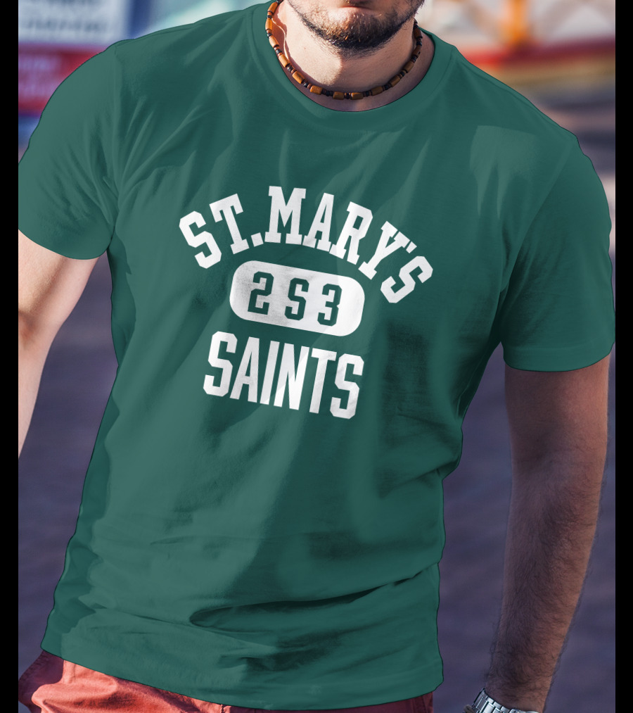 St. Mary's High School Saints 2S3 Team Spirit T-Shirt
