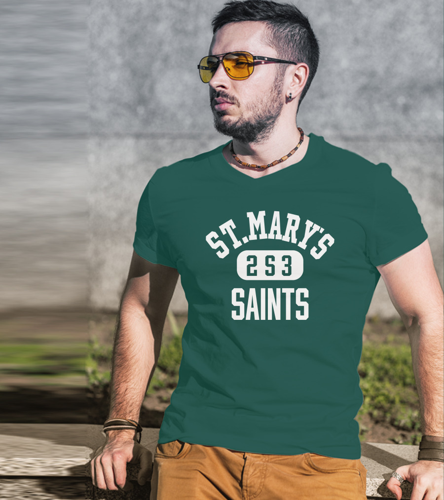 St. Mary's High School Saints 2S3 Team Spirit T-Shirt
