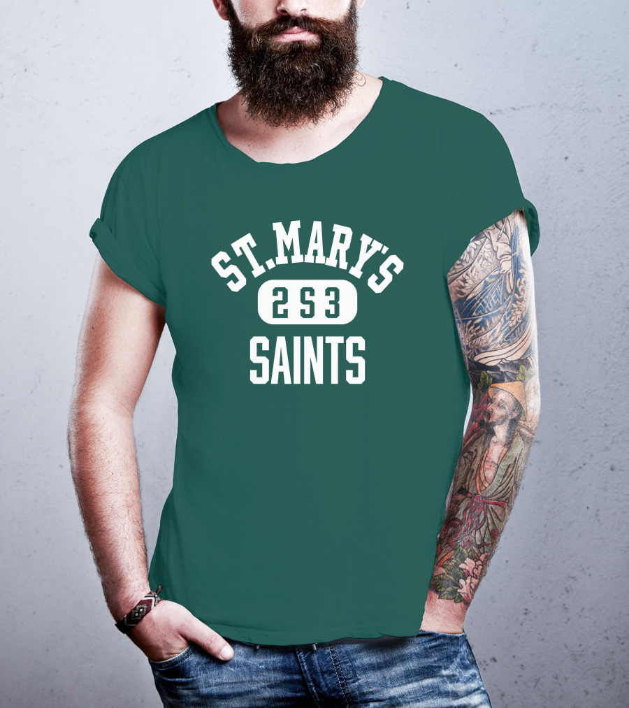St. Mary's High School Saints 2S3 Team Spirit T-Shirt