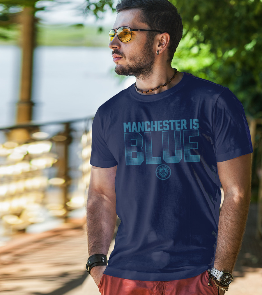 Manchester Is Blue: Manchester City Emblem T-Shirt