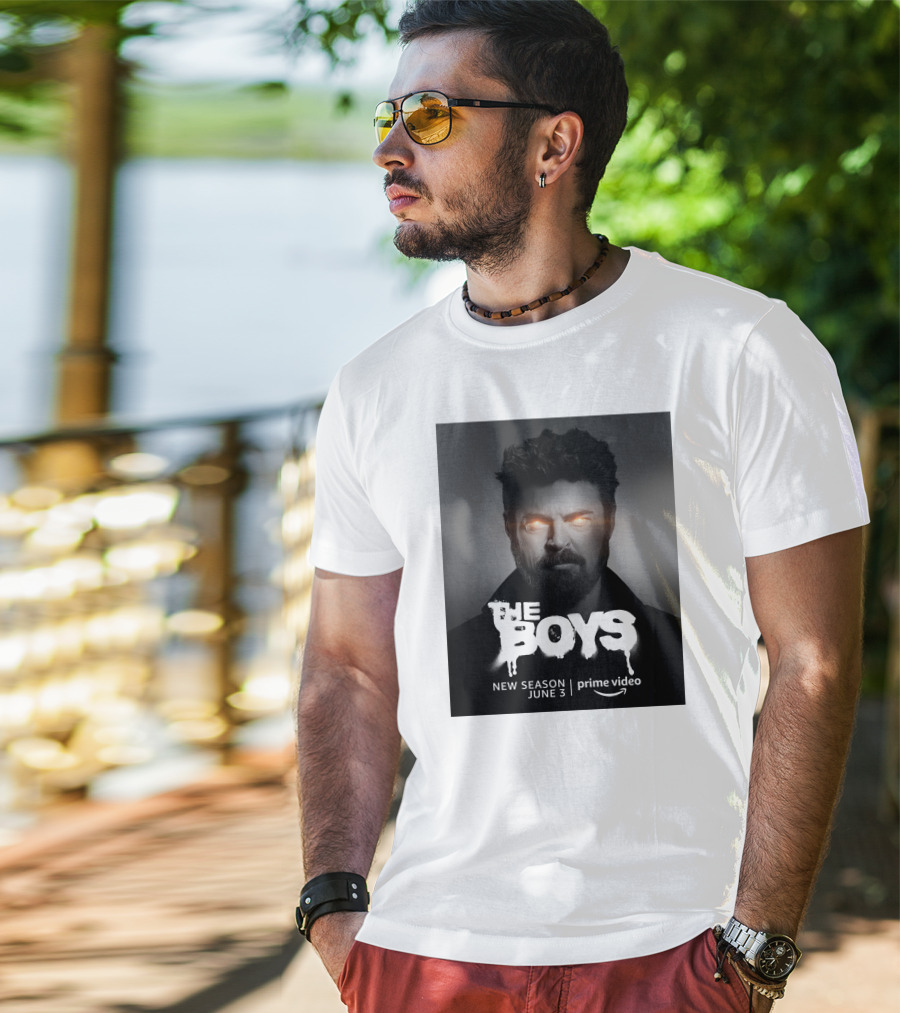 The Boys New Season June 3 Prime Video Superhero Dark T-Shirt