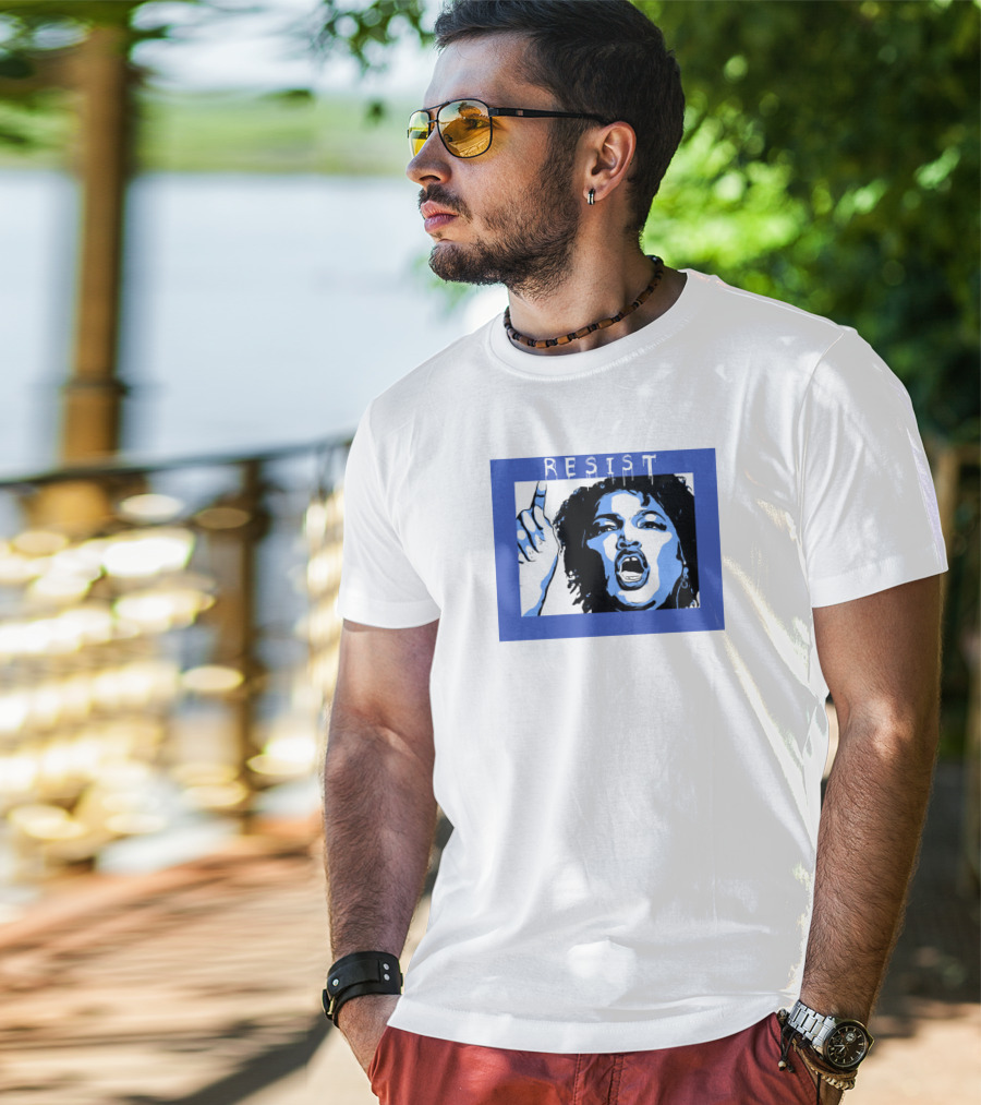 Liberal World Gear Company Merch Resist Stacey Abrams T-Shirt