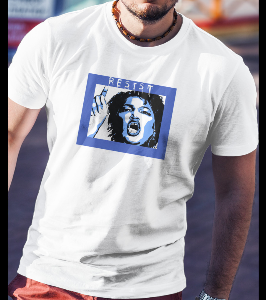 Liberal World Gear Company Merch Resist Stacey Abrams T-Shirt