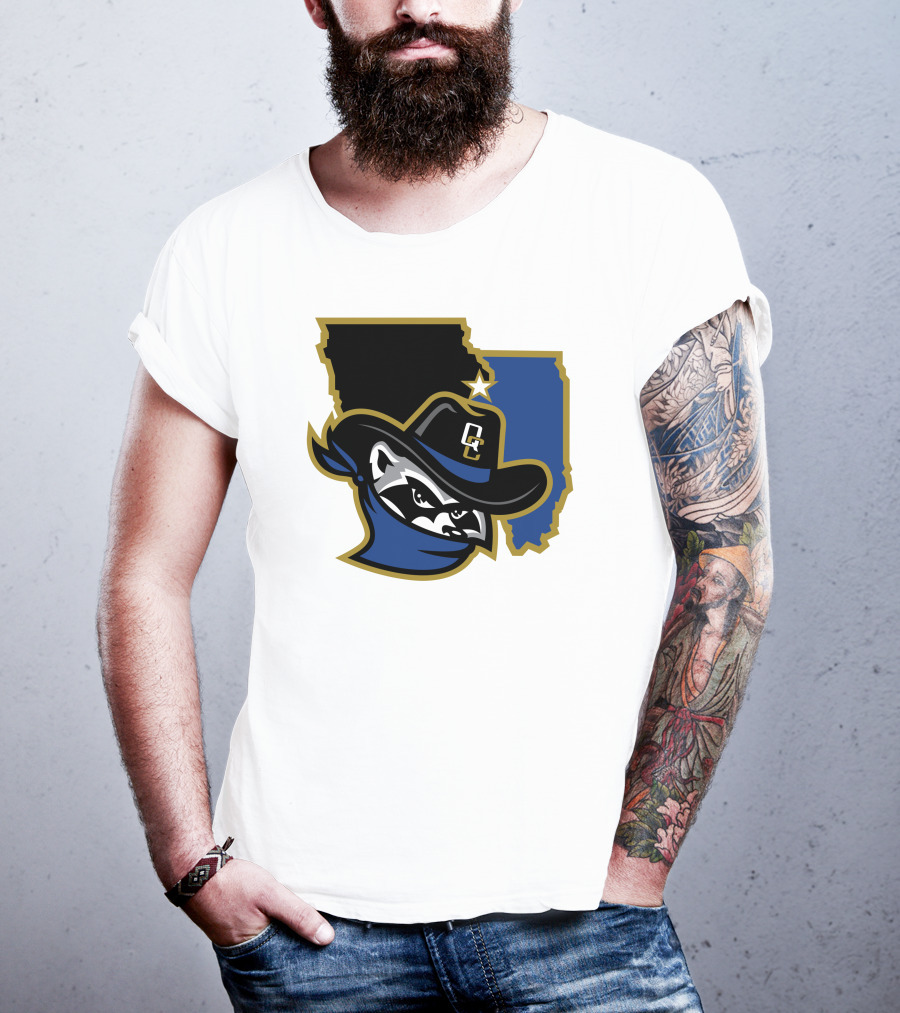 Quad Cities River Bandits Midwest League Baseball Logo 22 T-Shirt