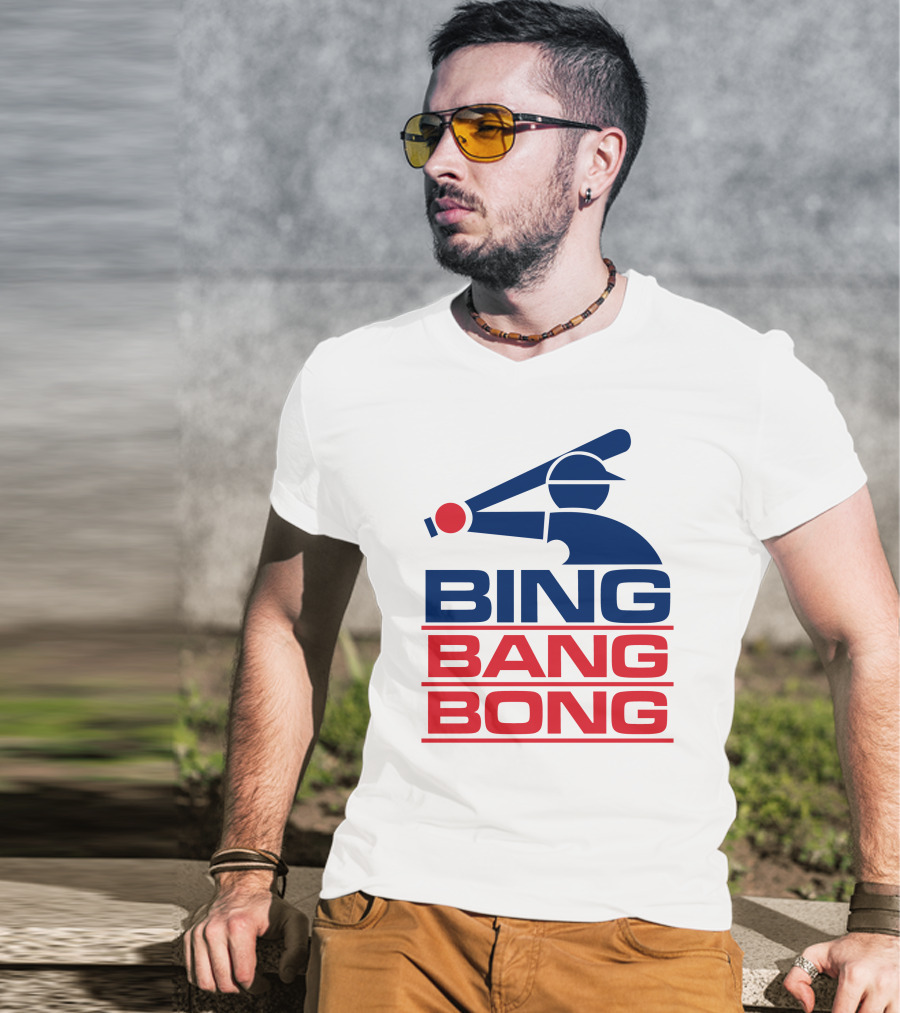 Bing Bang Bong Baseball Player T-Shirt