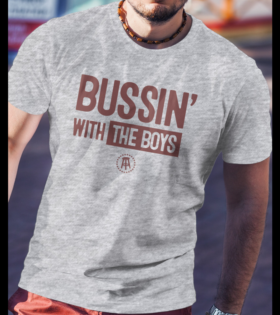 Bussin' With The Boys Red Logo Onesie T-Shirt