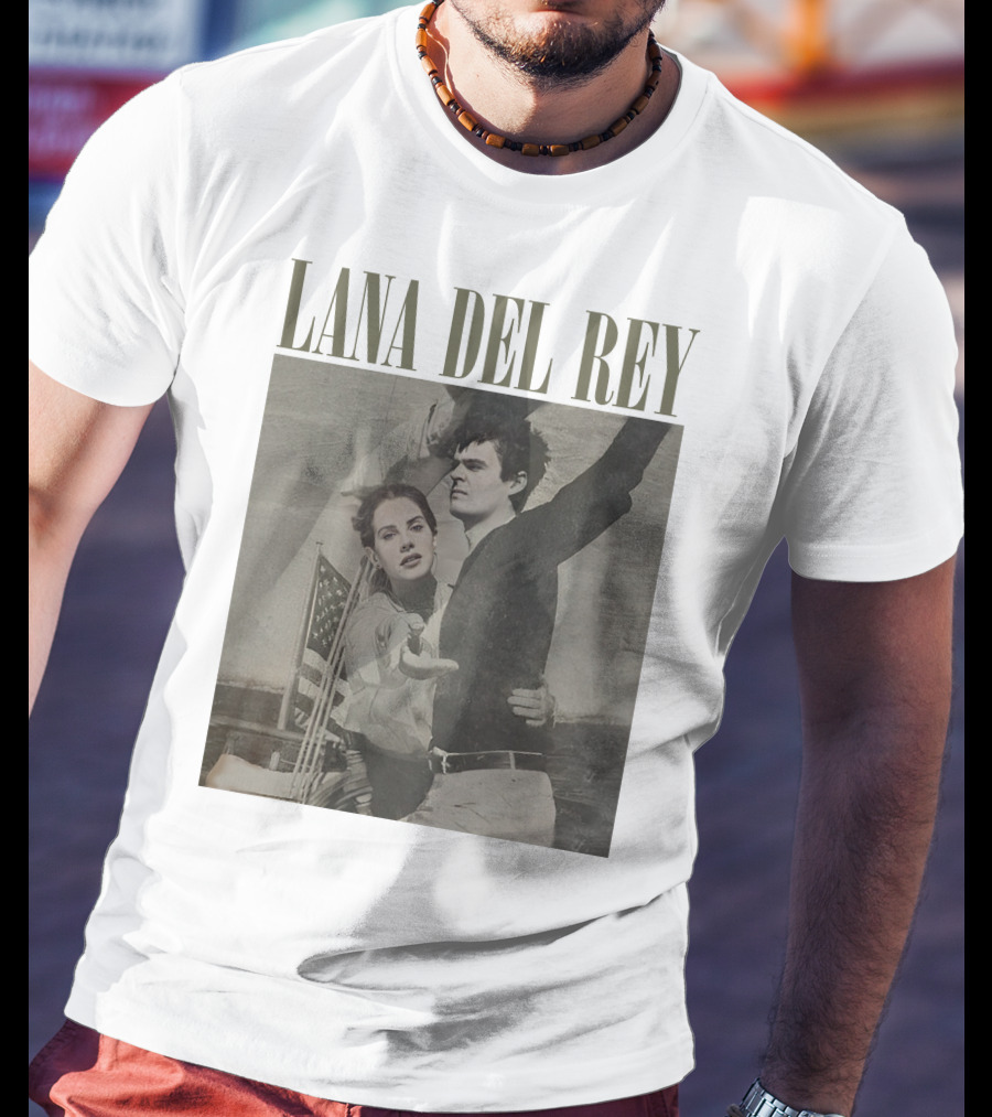 Lana Del Rey Amon Nostalgic Romance Iconography T-Shirt
