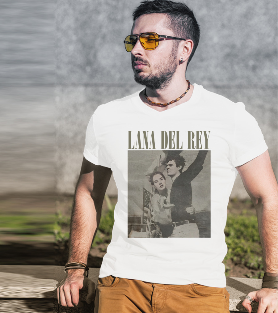 Lana Del Rey Amon Nostalgic Romance Iconography T-Shirt