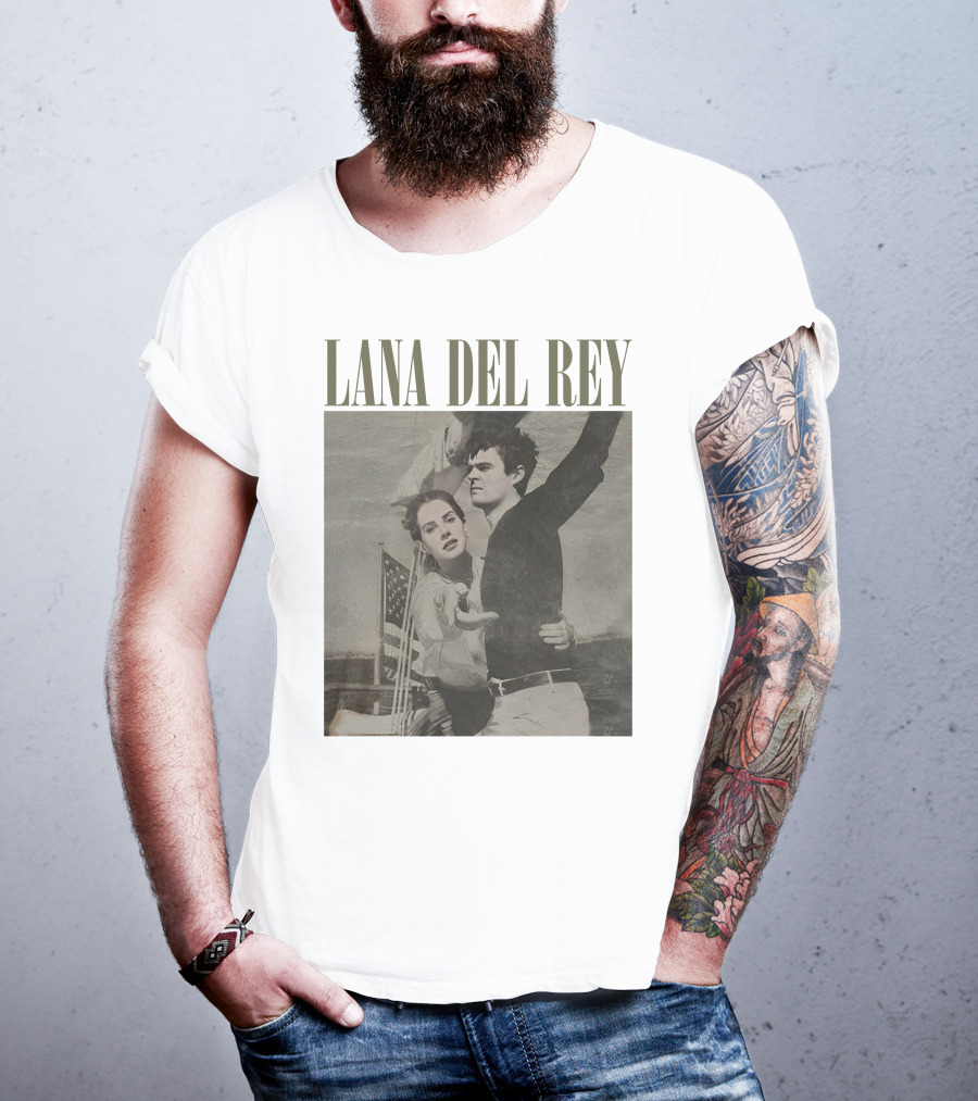 Lana Del Rey Amon Nostalgic Romance Iconography T-Shirt