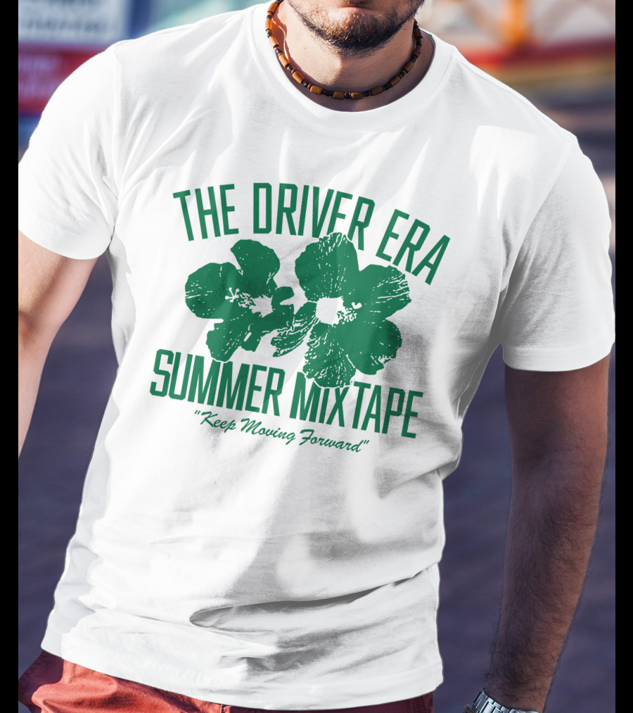 The Driver Era Summer Mixtape Keep Moving Forward Hibiscus T-Shirt