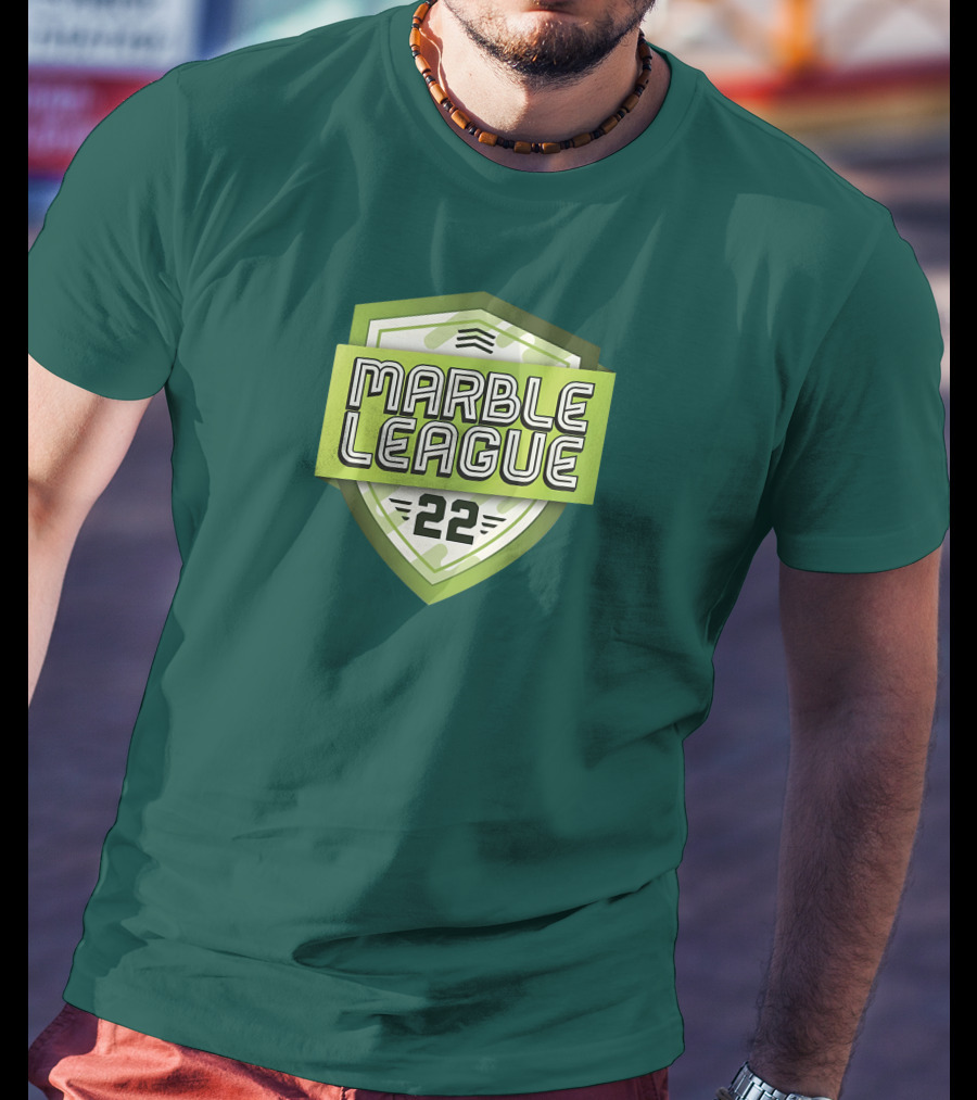 Marble League 22 Jelle's Marble Runs Badge T-Shirt