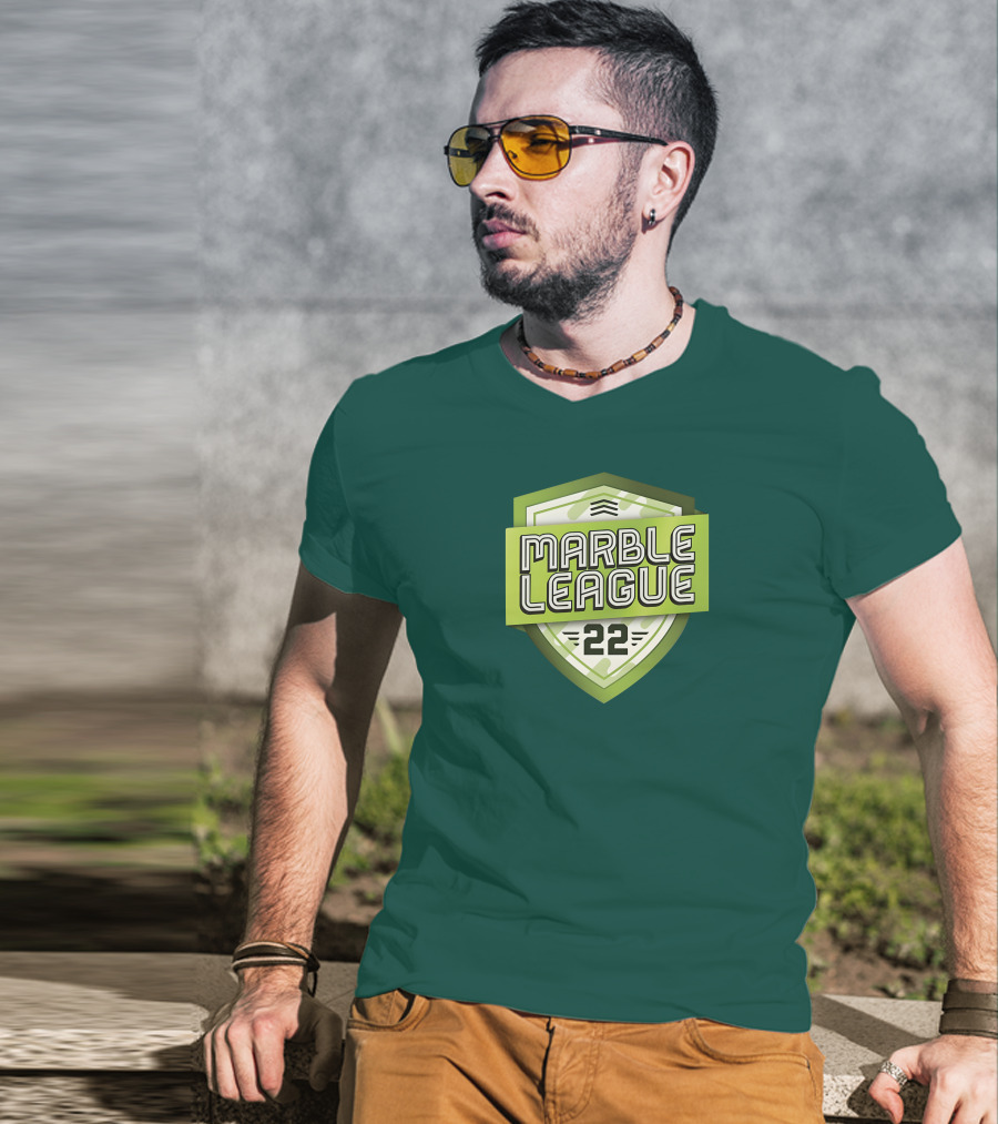 Marble League 22 Jelle's Marble Runs Badge T-Shirt