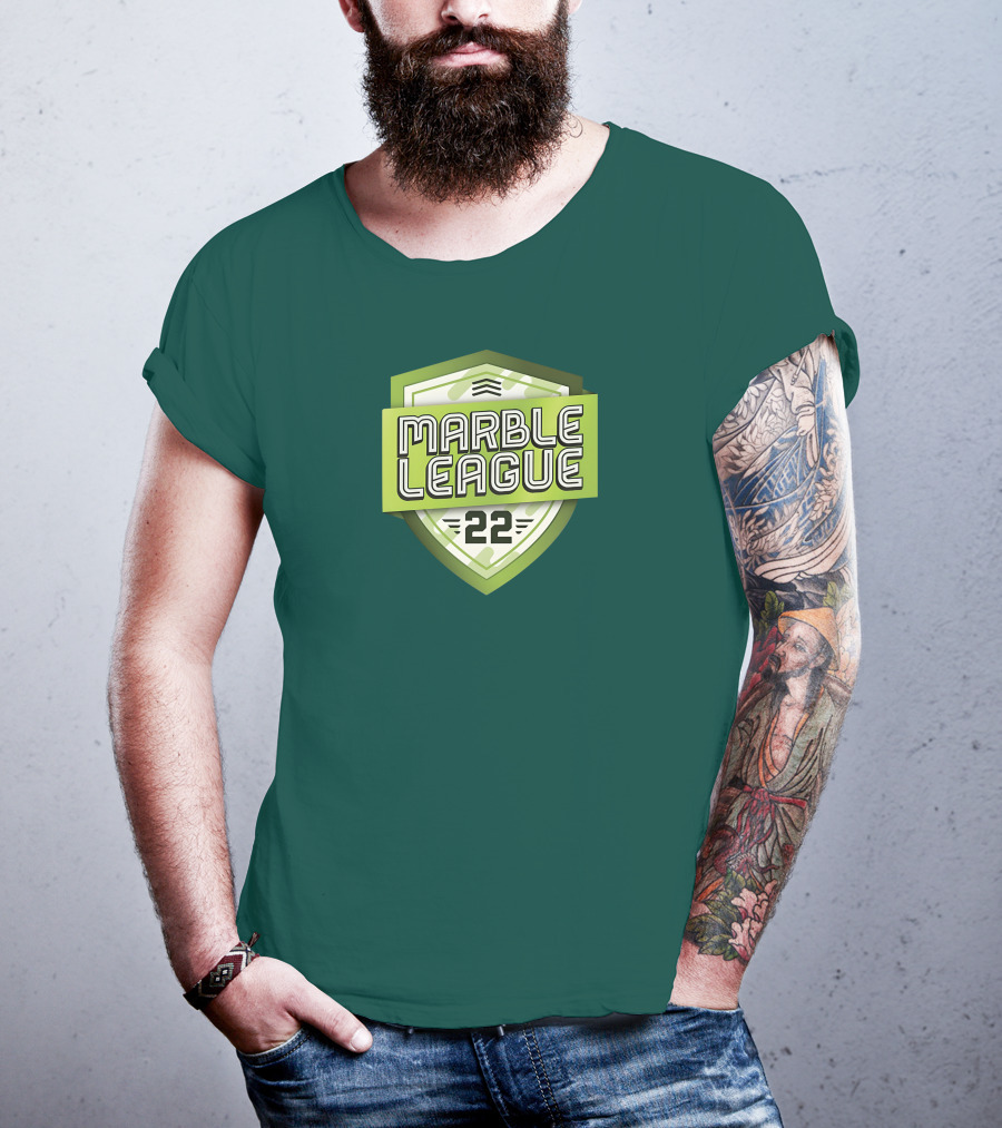 Marble League 22 Jelle's Marble Runs Badge T-Shirt
