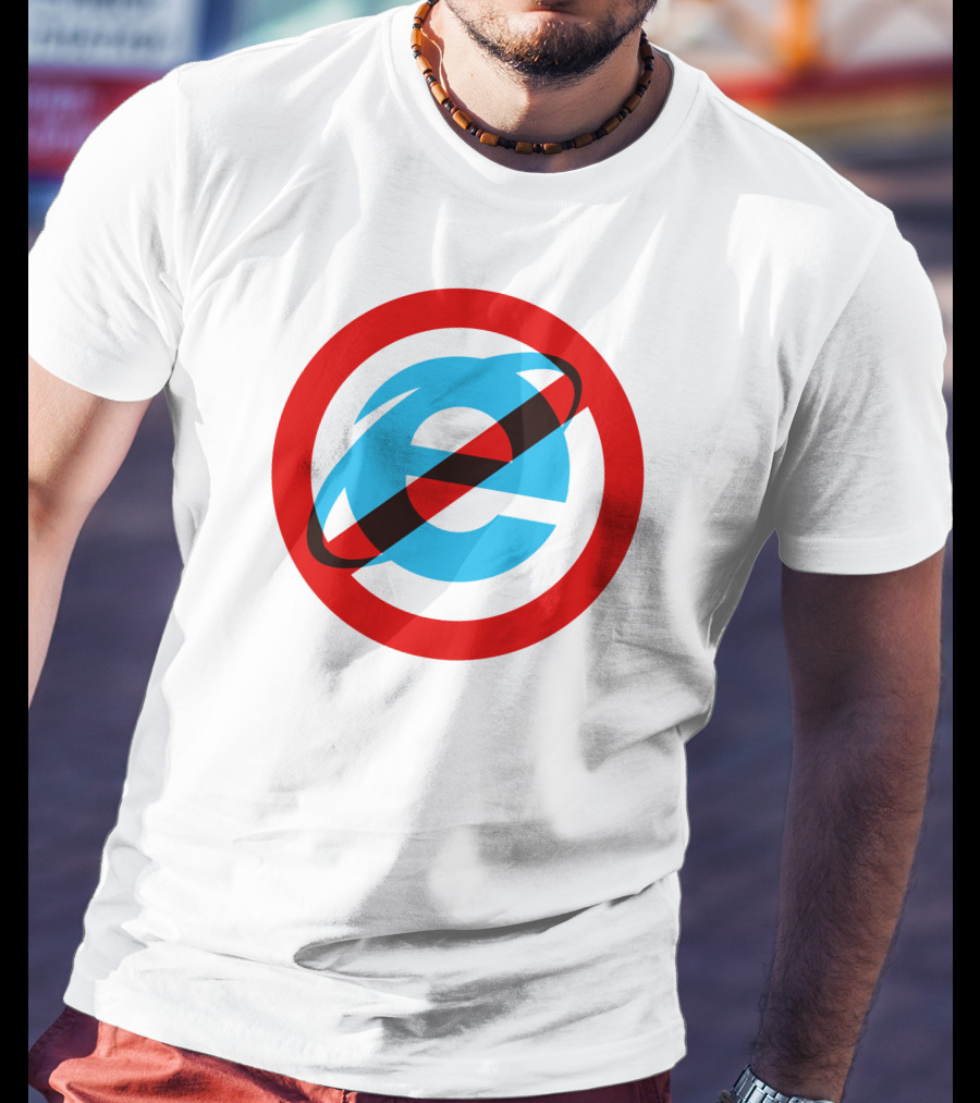 Unkledell I Hate The Internet Explorer 10 11 With No Internet Explorer T-Shirt