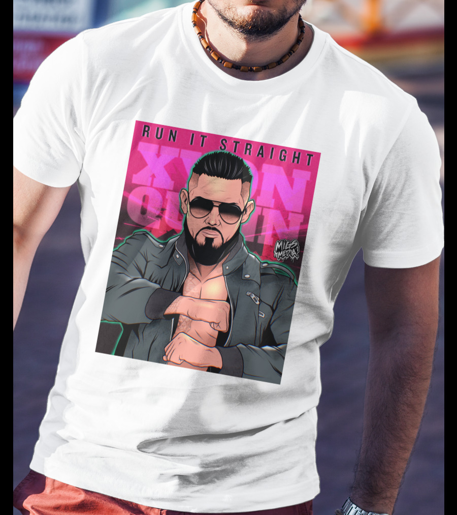 Run It Straight Xyon Quinn Miles Media Original T-Shirt