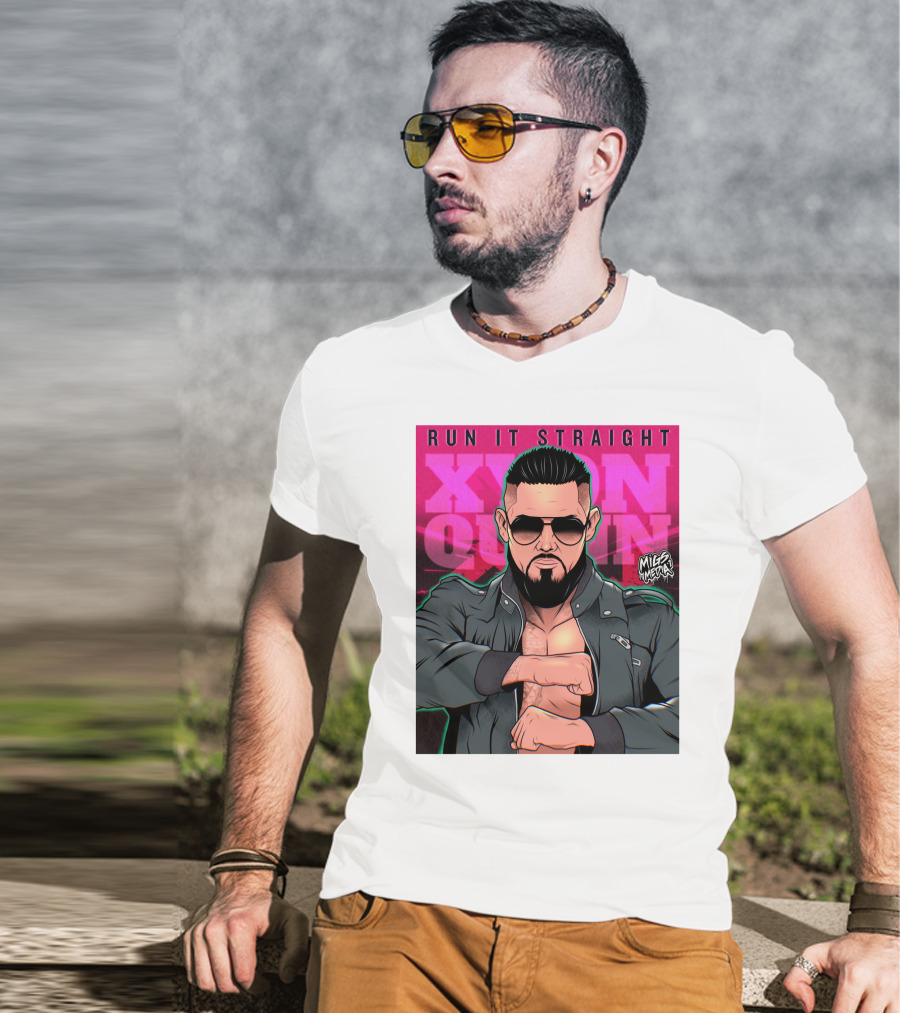 Run It Straight Xyon Quinn Miles Media Original T-Shirt