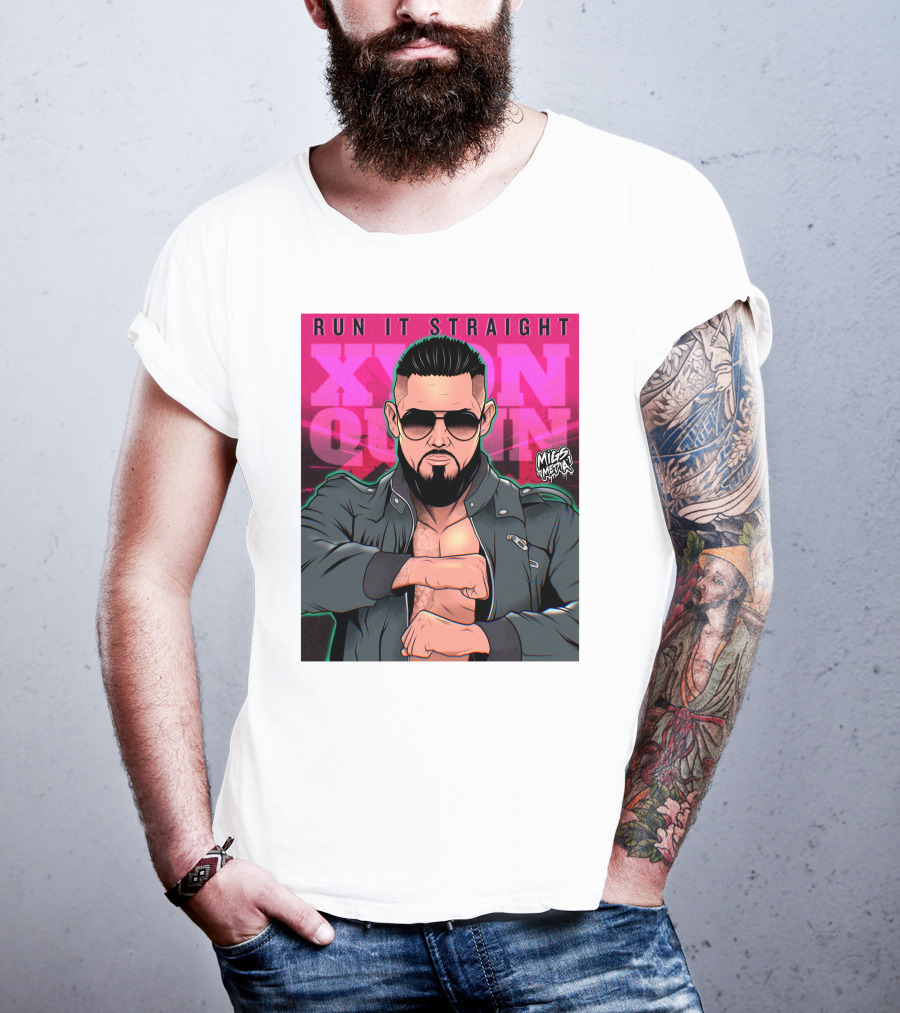 Run It Straight Xyon Quinn Miles Media Original T-Shirt